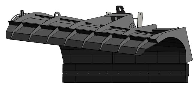 Отвал передний поворотный ОПП-3,2 миниатюра изображения 2