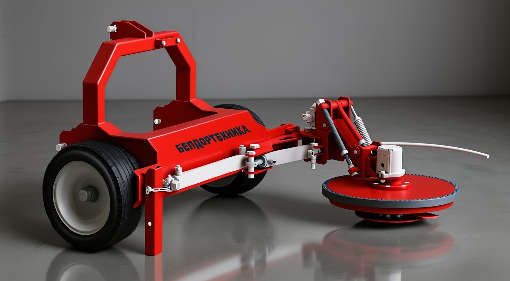 Косилка для окашивания барьерных ограждений БелДТ-8255 фоновое изображение